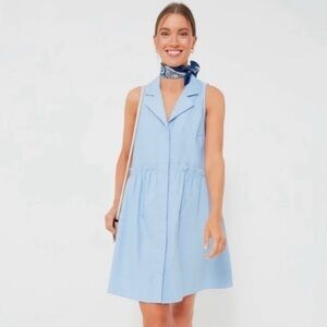 NWOT Tuckernuck Oxford Blue
Sleeveless Royal Shirt Dress